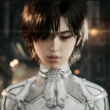 Screenshot from the new Stellar Blade game.